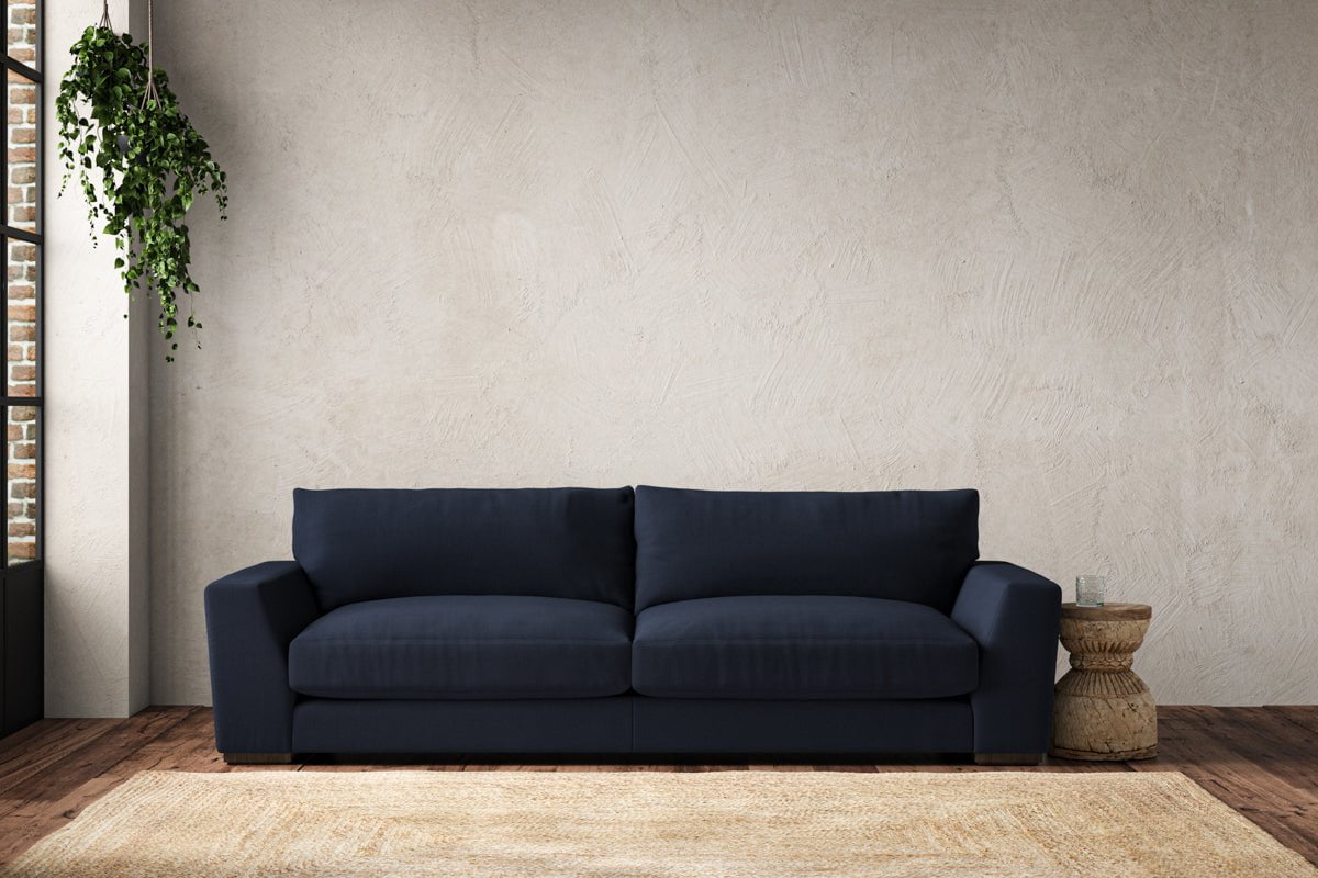 Guddu Grand Sofa - Brera Linen Indigo