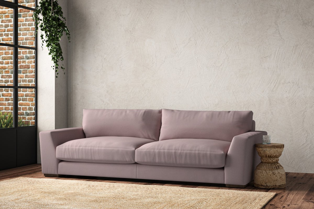 Guddu Grand Sofa - Recycled Cotton Lavender