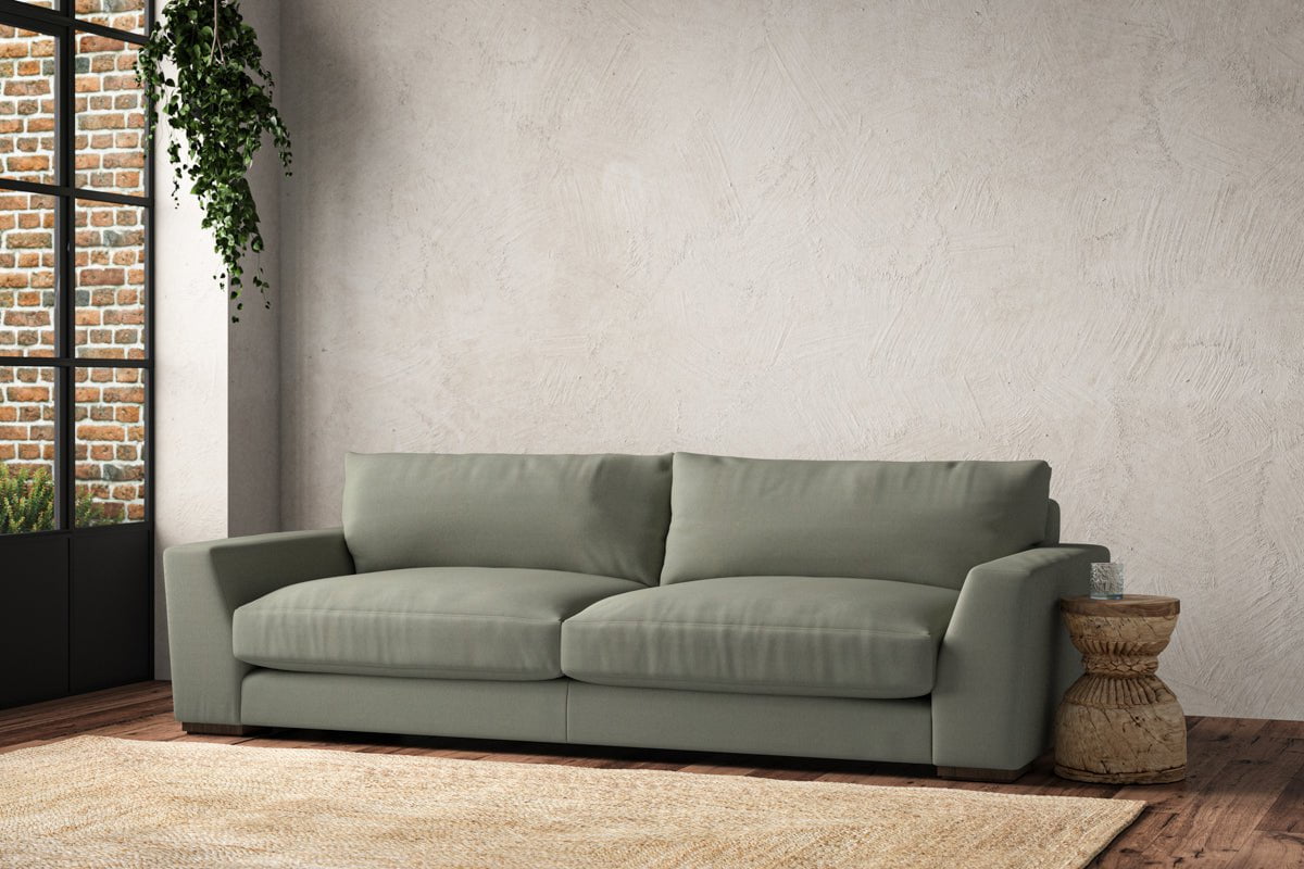 Guddu Grand Sofa - Recycled Cotton Seaspray