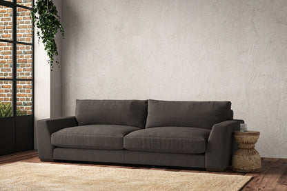 Guddu Grand Sofa - Brera Linen Granite