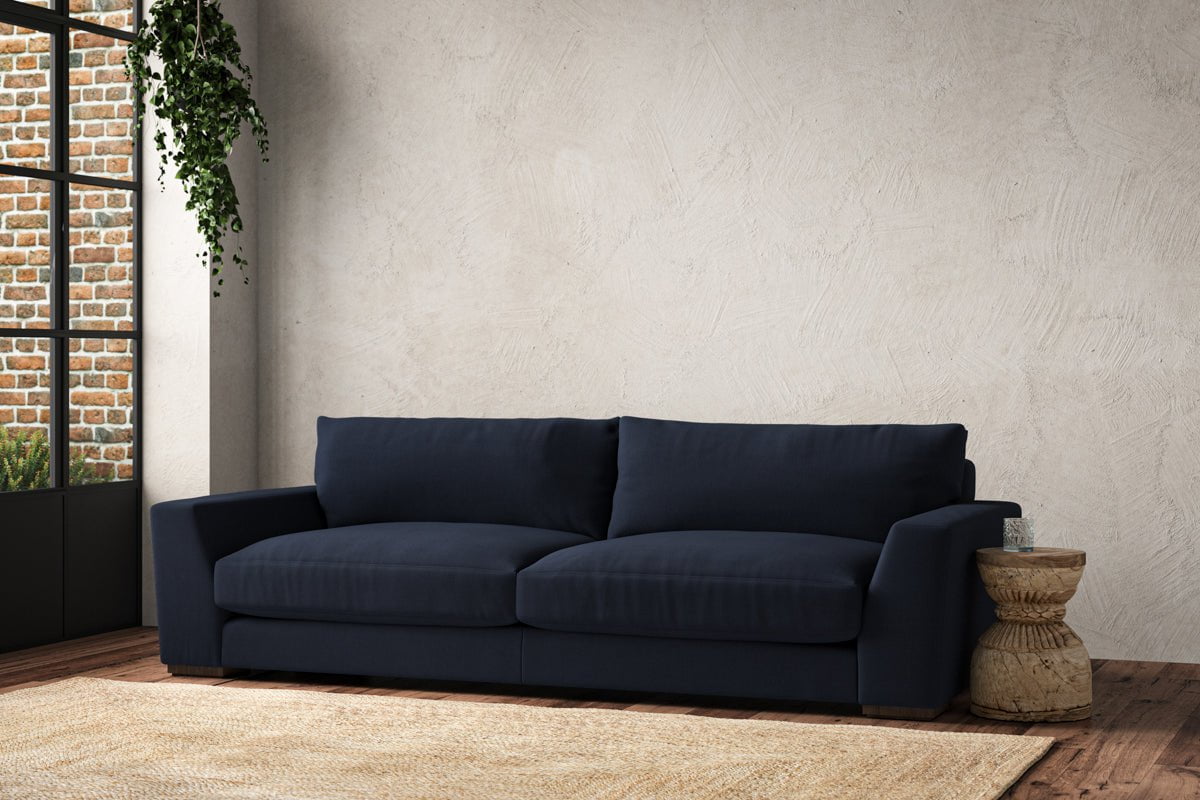 Guddu Grand Sofa - Brera Linen Indigo