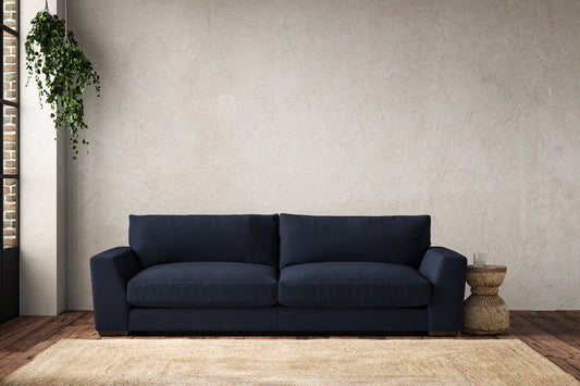 Guddu Grand Sofa - Brera Linen Indigo