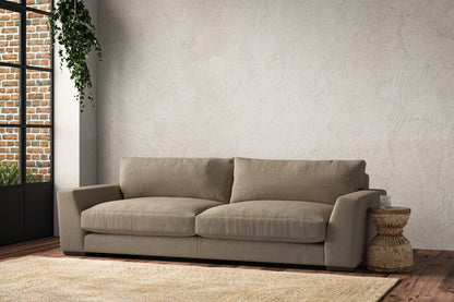 Guddu Grand Sofa - Brera Linen Pebble