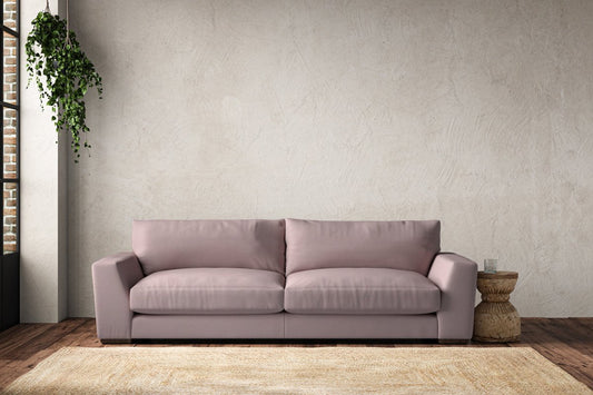 Guddu Grand Sofa - Recycled Cotton Lavender