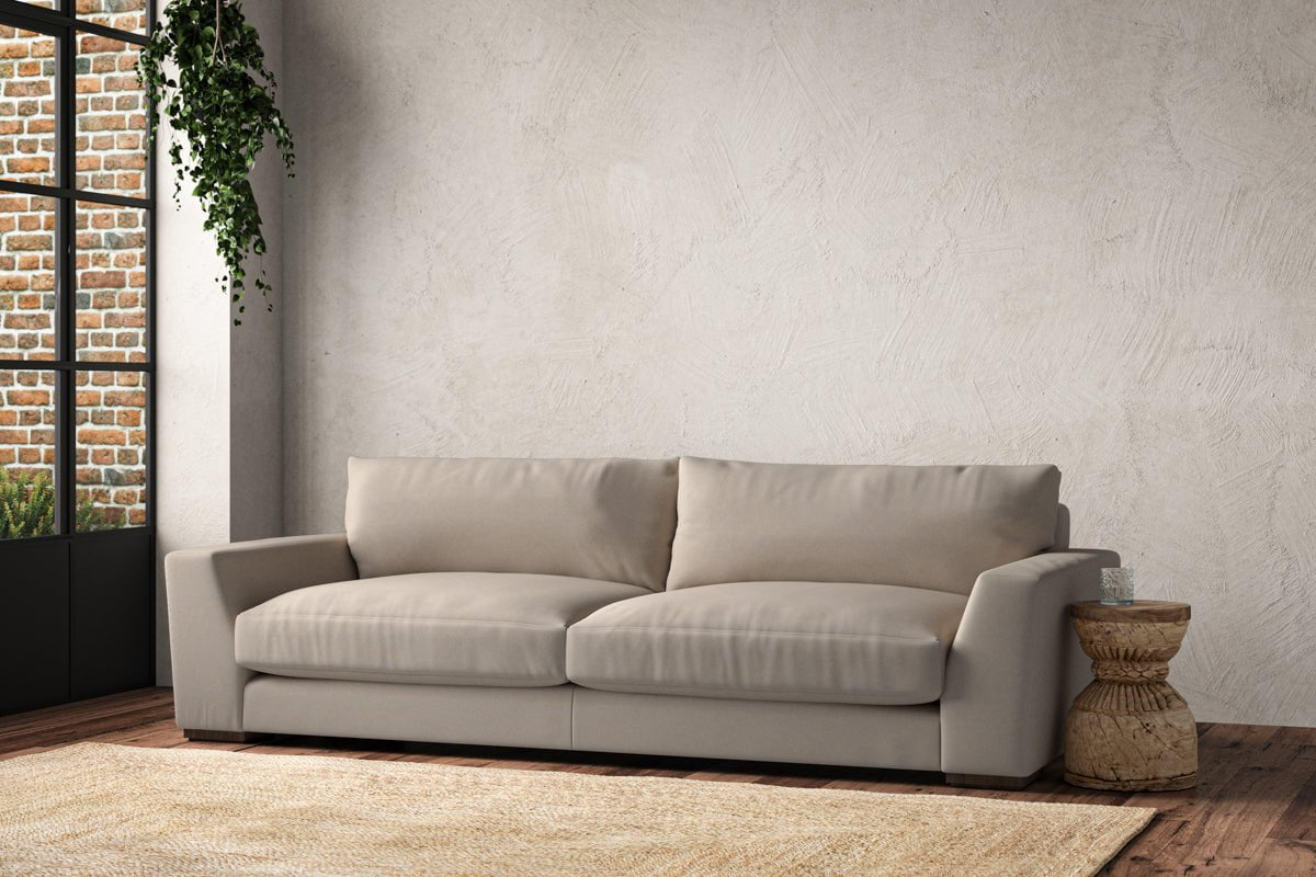 Guddu Grand Sofa - Recycled Cotton Natural