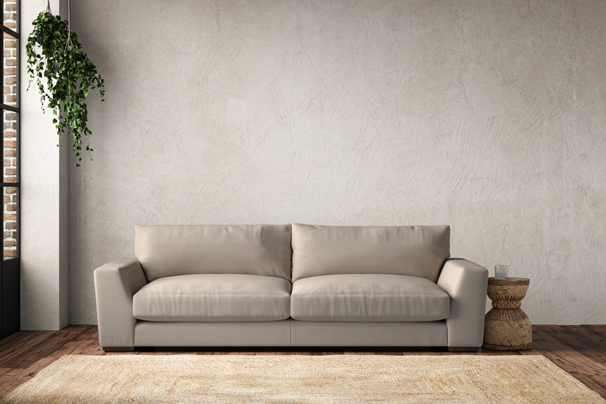 Guddu Grand Sofa - Recycled Cotton Natural