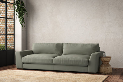 Guddu Grand Sofa - Recycled Cotton Seaspray