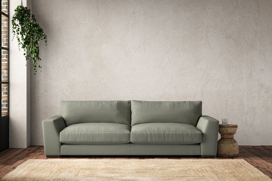 Guddu Grand Sofa - Recycled Cotton Seaspray