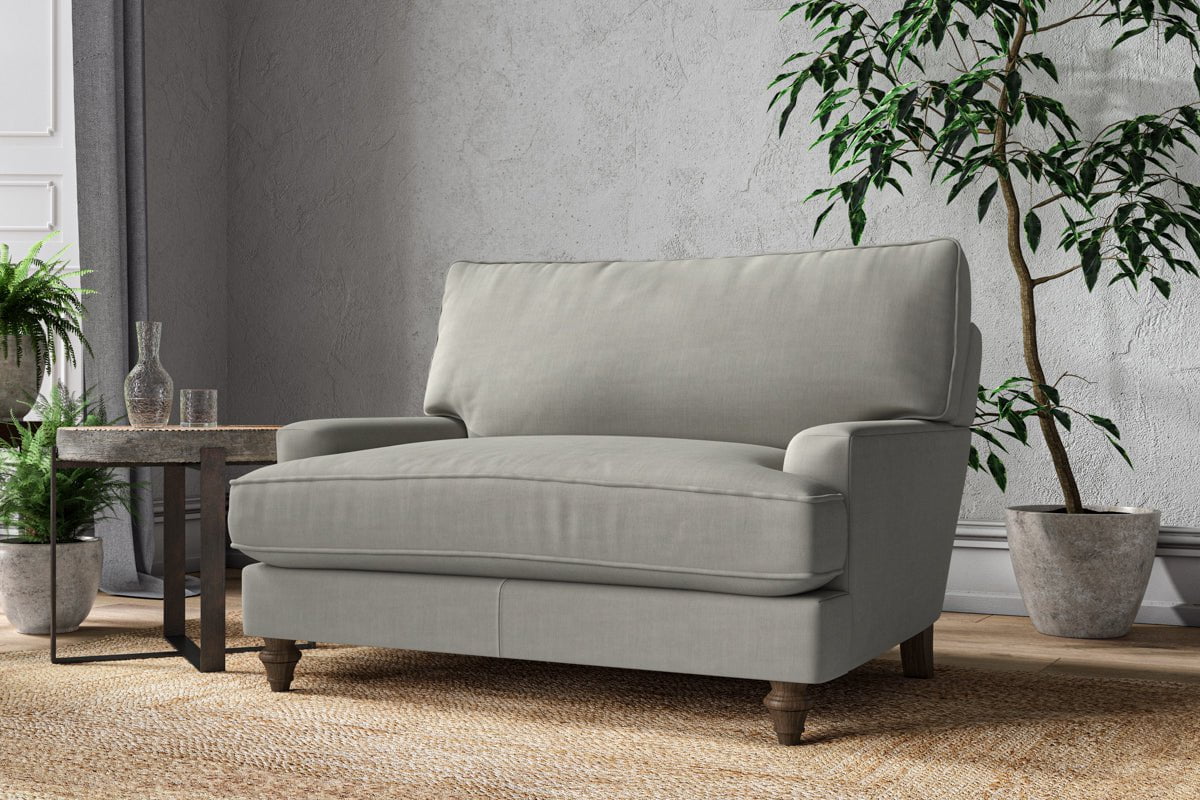 Marri Love Seat - Brera Linen Smoke