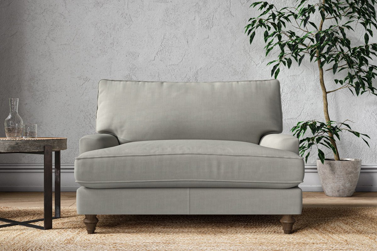 Marri Love Seat - Brera Linen Smoke