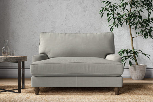 Marri Love Seat - Brera Linen Smoke
