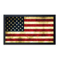 BAR SERVICE MAT - AMERICAN FLAG- COLOR OPTIONS - 17.25 X 10