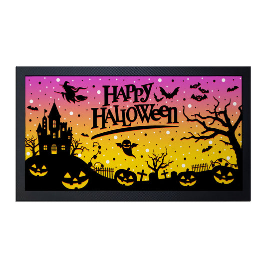 Bar Service Mat - Happy Halloween - 17.25 X 10